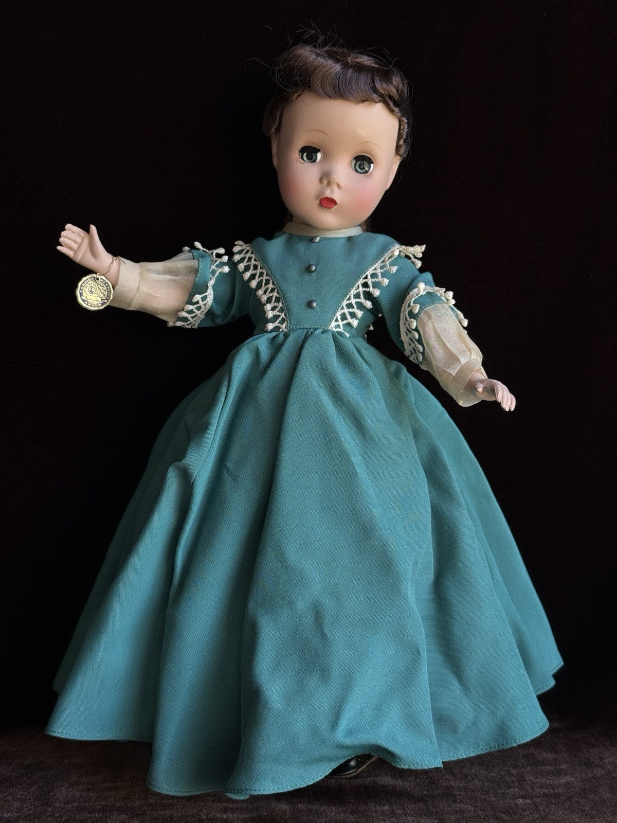 Vintage 14” Madame Alexander Little Women Jo Plastic Doll with Tag