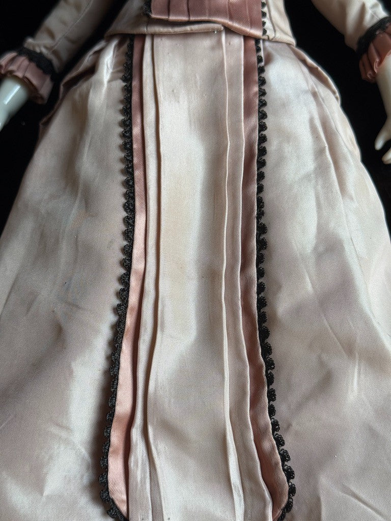 Vintage 18” Reproduction of Antique French Rohmer Glazed Porcelain Fashion Doll