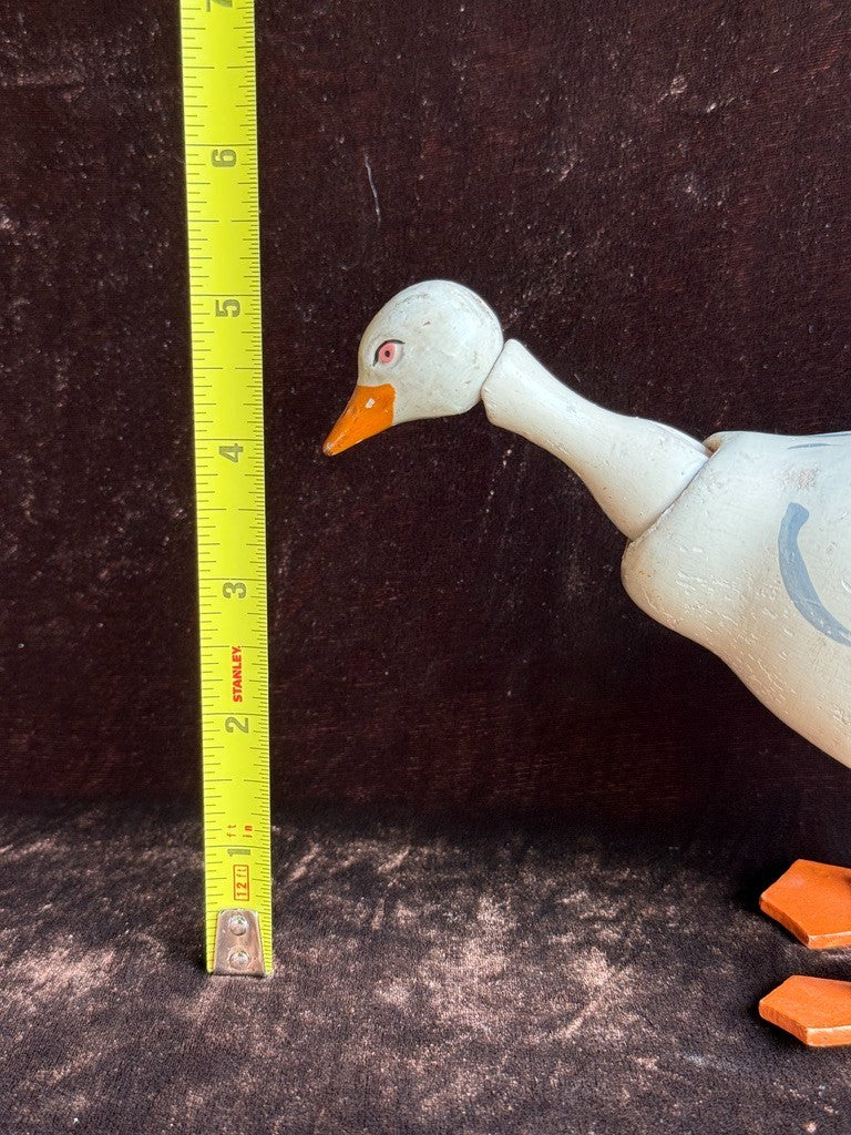 Rare Antique American 6” Schoenhut Circus Goose Wooden Jointed Doll