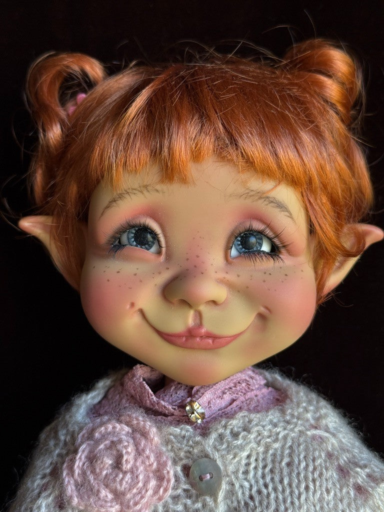 Collectible Kim Arnold Trinket Box 16" Sunny Elf Resin BJD Doll with Certificate