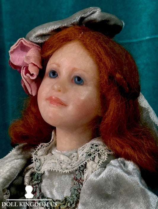 OOAK Collectible Polymer Fimo 15” Doll By Artist Edna Dali 1989