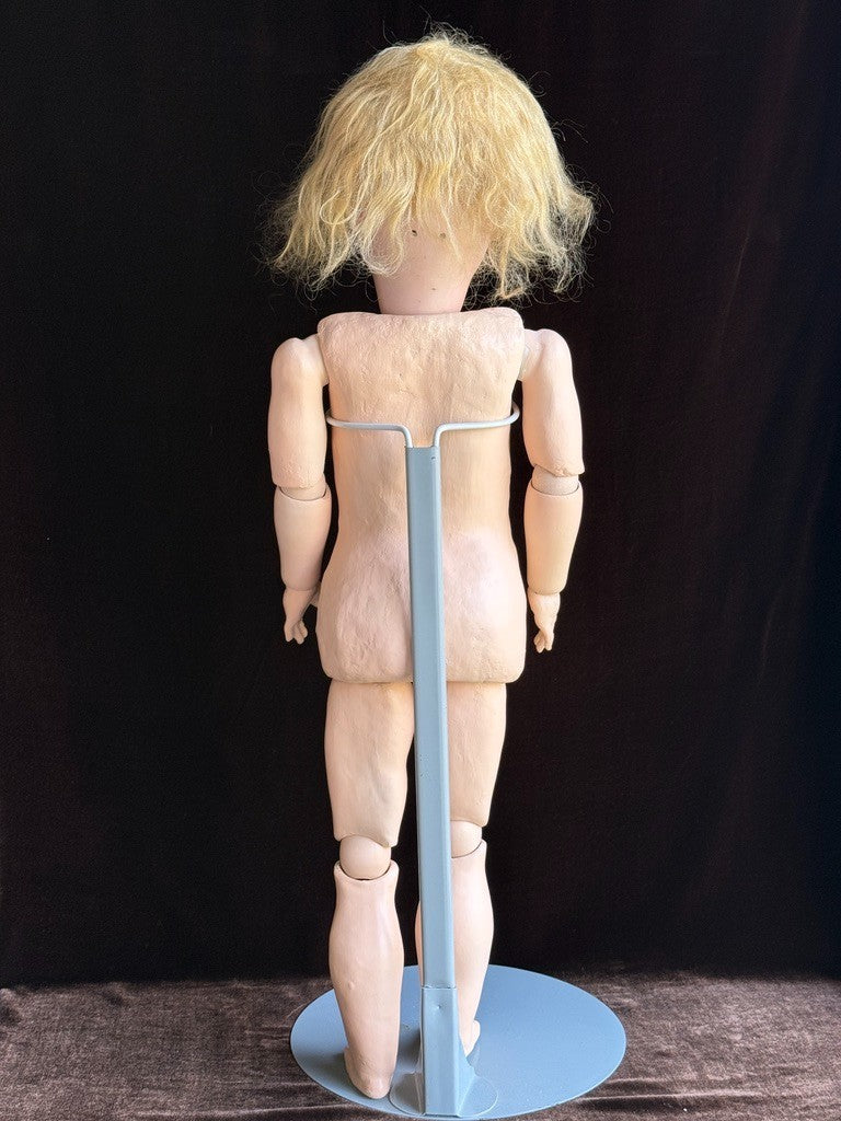Large Antique German 27” Kestner 214 Bisque Head Doll