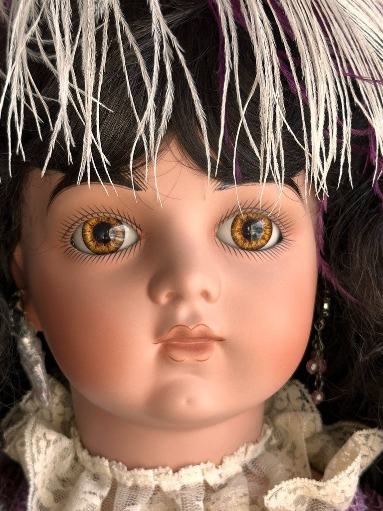 Huge Mary Benner 36" Porcelain Repro of French Bru Jne Michiko Doll LE 750