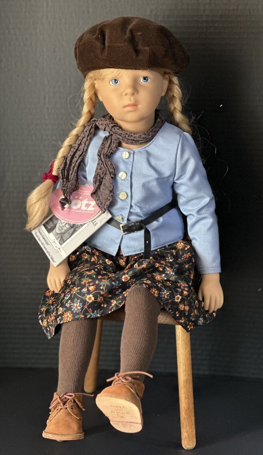 Collectible Vinyl 26” Gotz Artist Doll FRANCOISE by Sylvia Natterer Box/Tag
