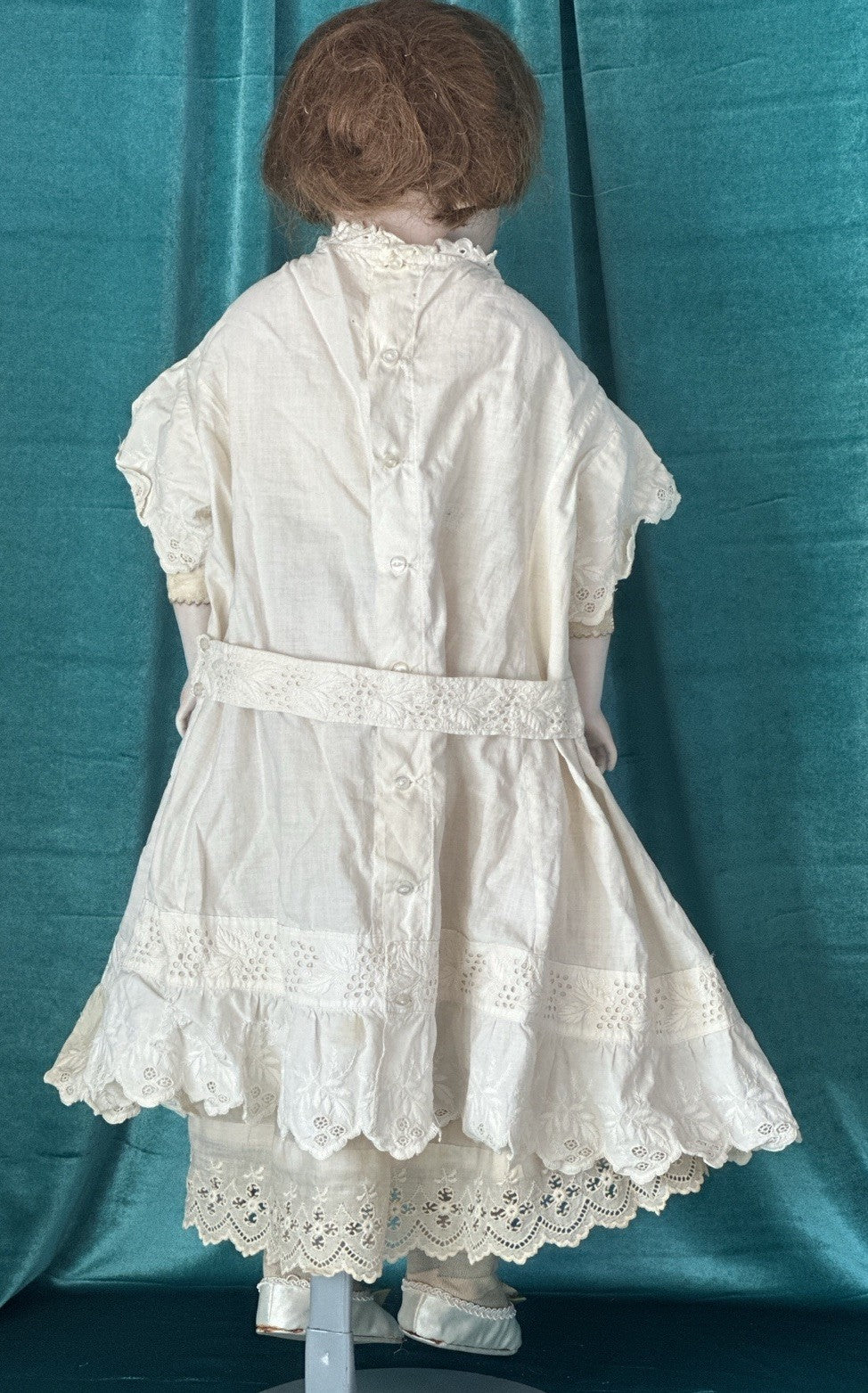 Antique German Kestner Alphabet Series C Bisque Shoulder Head 25” Doll