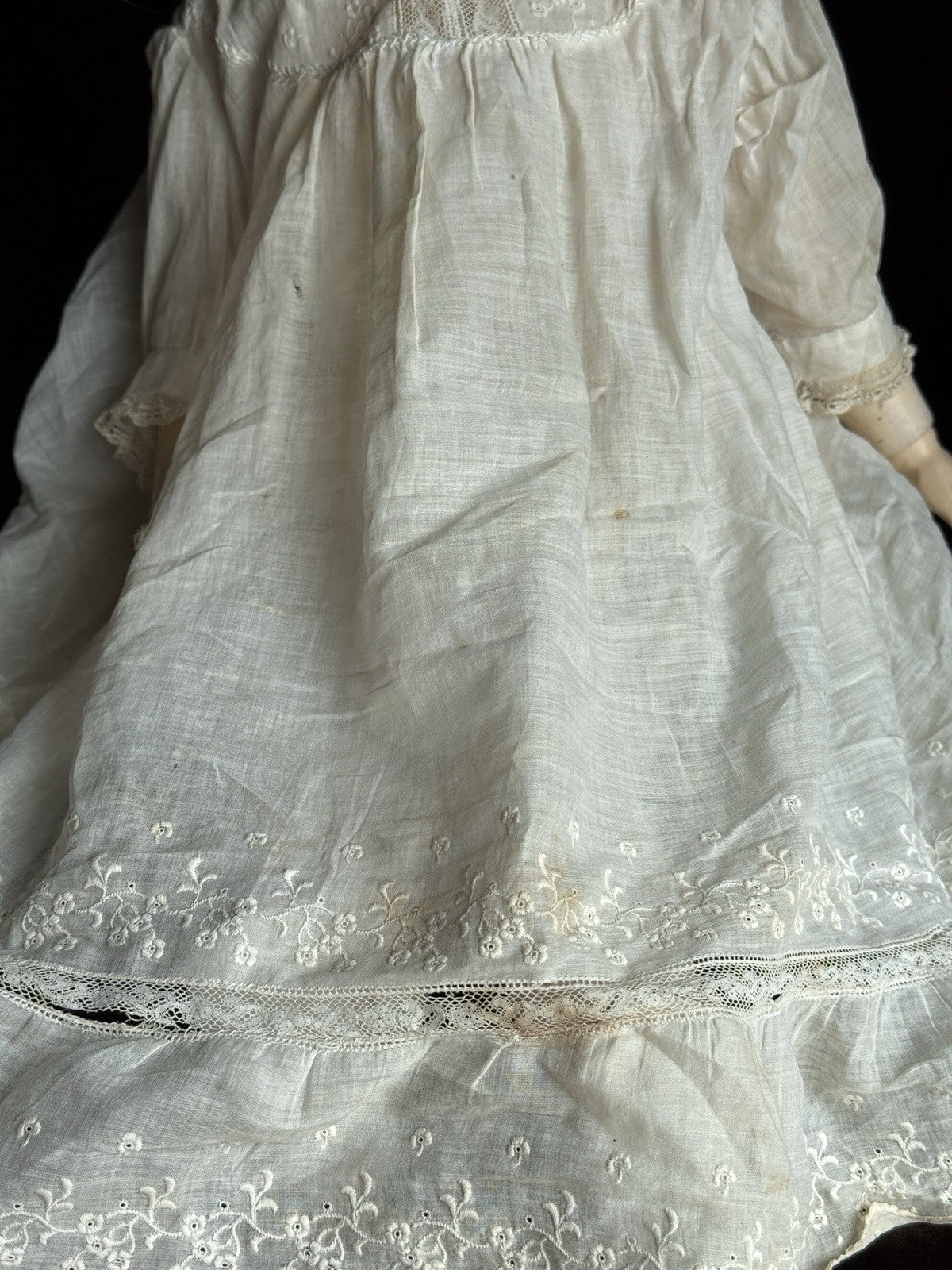 Antique German 28.5” Armand Marseille 390 Bisque Head Doll