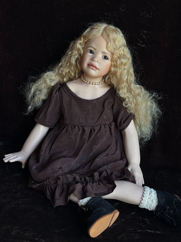 Lifelike Artist Porcelain 26” (?) Heidi Plusczok Doll LE 12