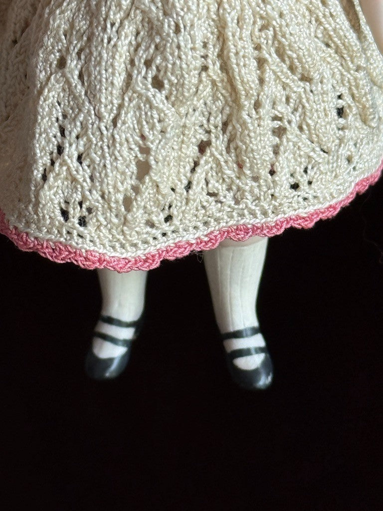 Miniature Cathy Hansen Porcelain Repro Antique French Mignonette Dollhouse Doll