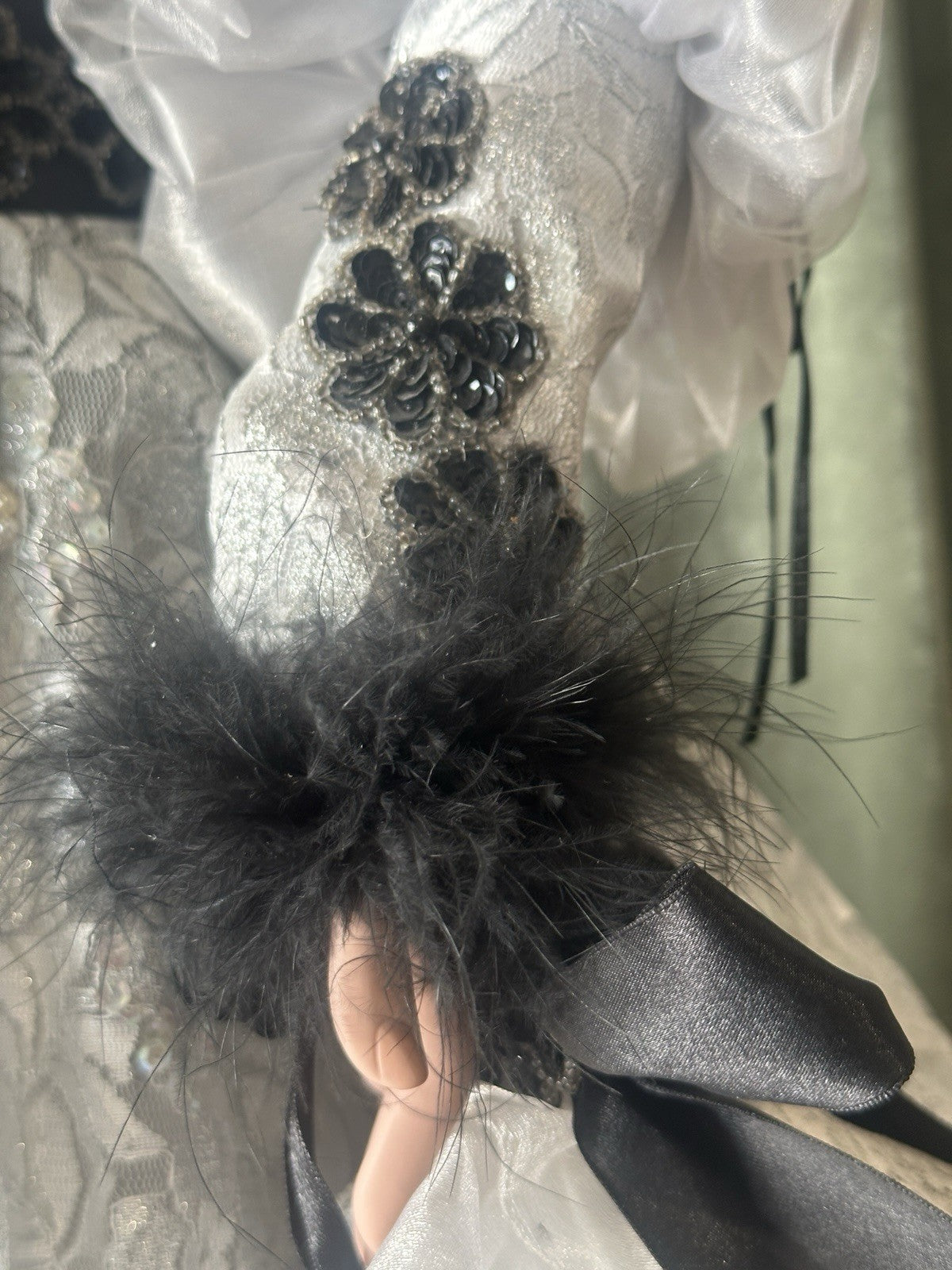 Collectible Large 42” Porcelain Doll “Avalon” by Rustie LE 1000 COA/Stand