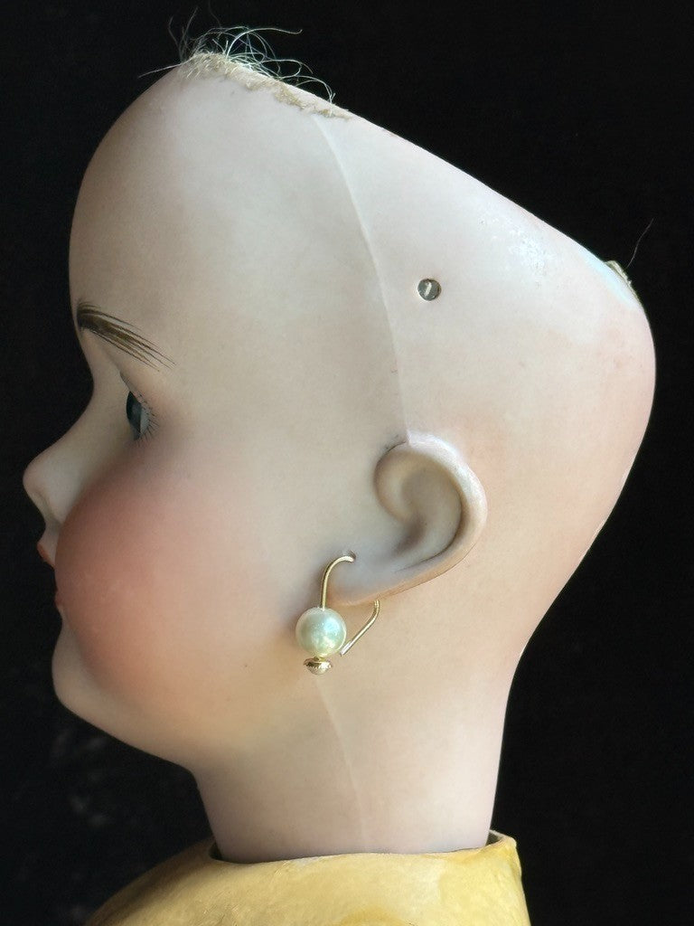 Antique German 23” Walkure Bisque Head Composition Body Doll