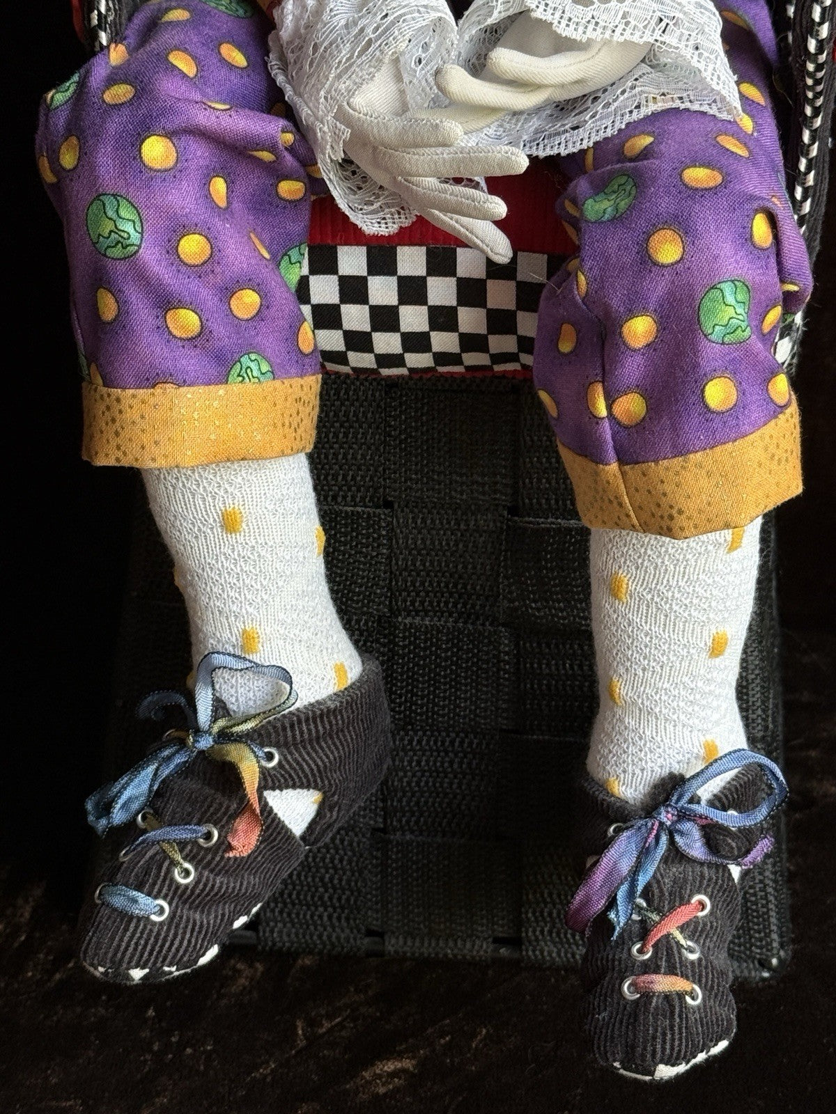 OOAK 20.75” The Mad Hatter Alice In Wonderland Cloth Artist Made Character Doll
