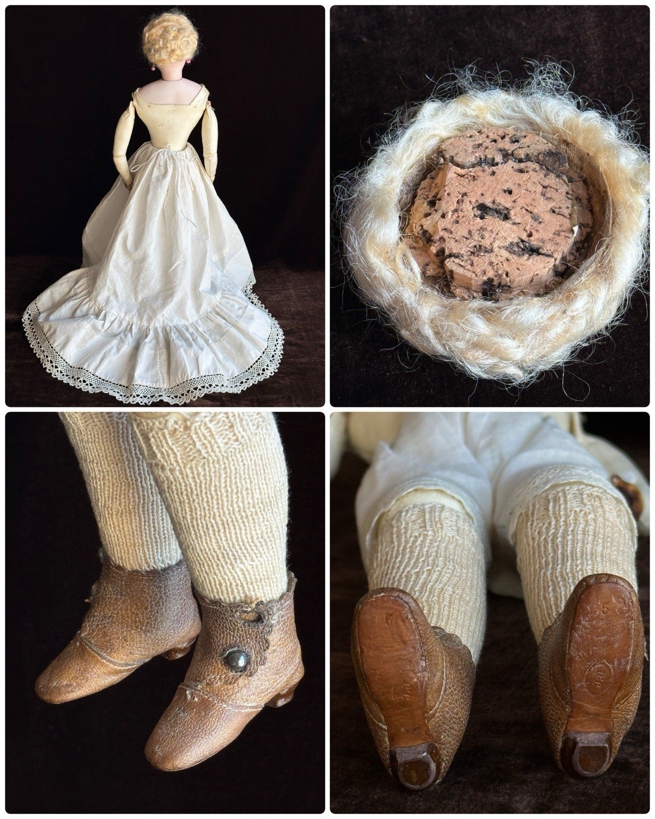 Antique French 16” Jumeau/Gaultier Bisque Head Fashion Poupee Bebe Doll