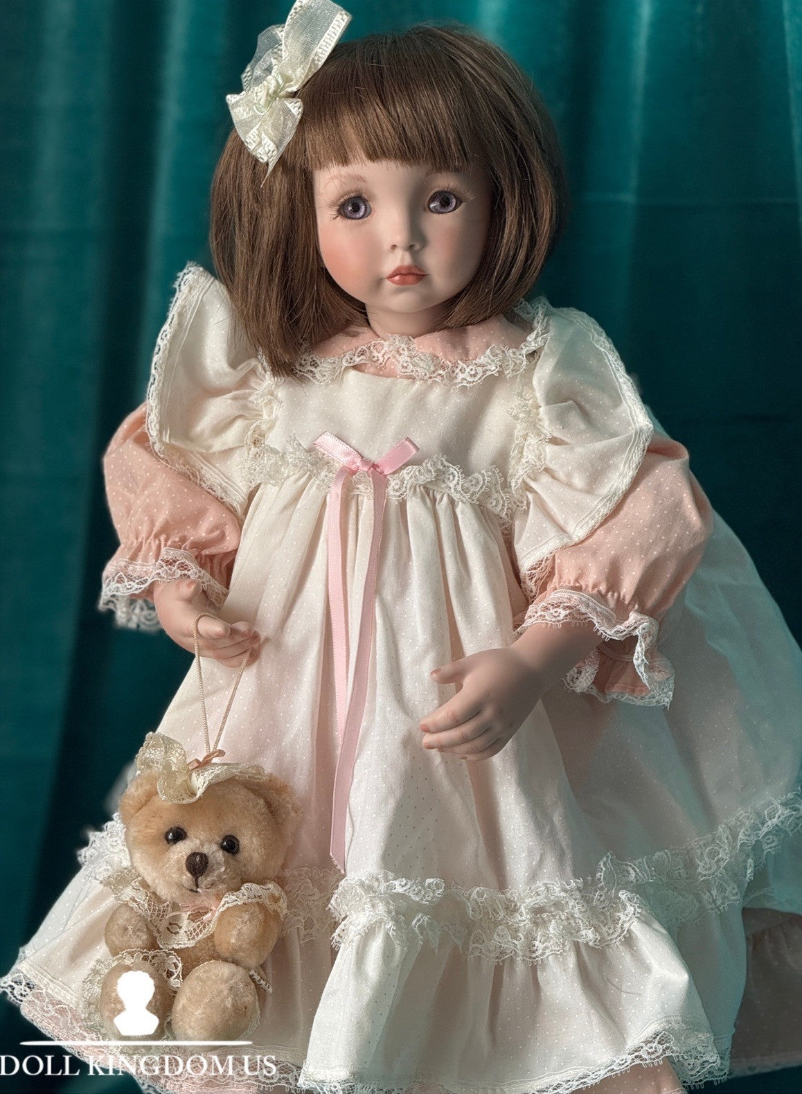 Artist Reproduction Of “Emily” by Dianna Effner Porcelain 19” Doll