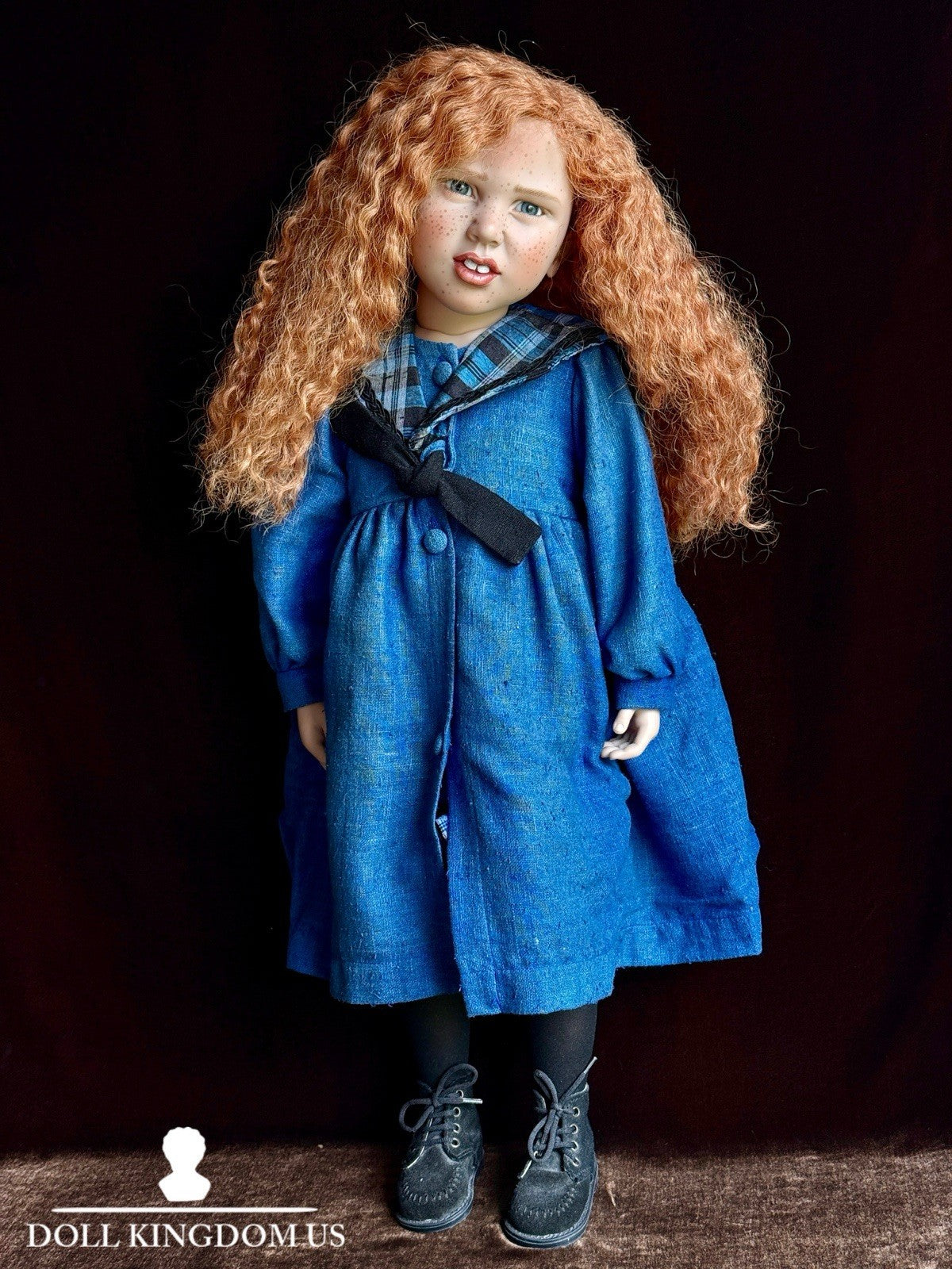 Lifelike Collectible Zwergnase 26” Vinyl Doll Alberta 1997 LE 250 New in Box