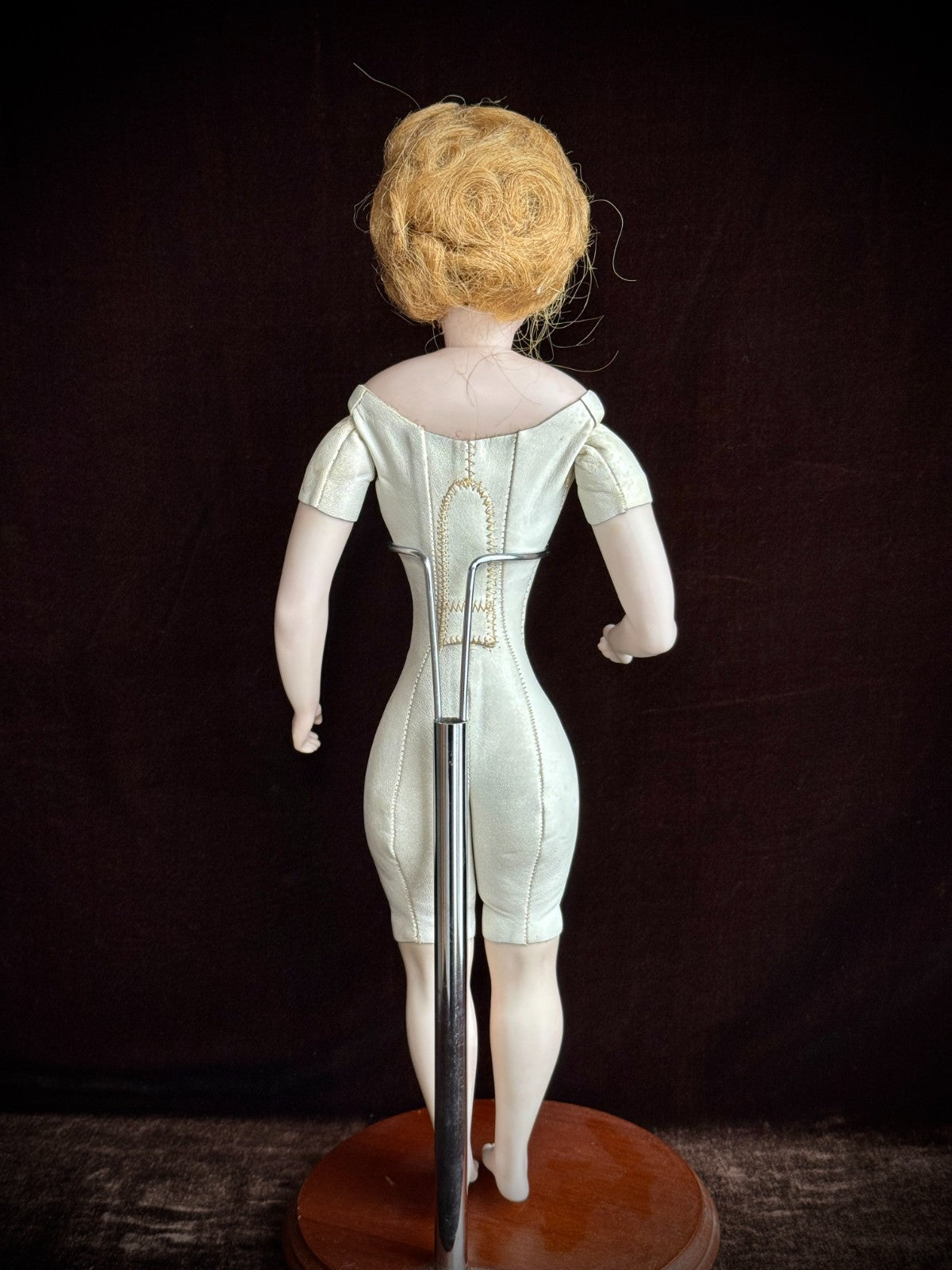 Vintage Artist Porcelain 16” Reproduction of Antique French Fashion Doll