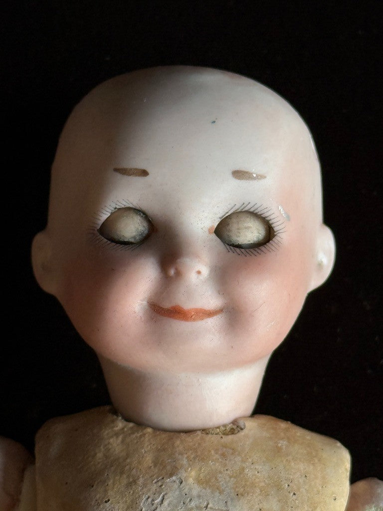 Antique German Marseille Borgfeldt 253 Googly Eyes Nobbi Kid Bisque Head Doll