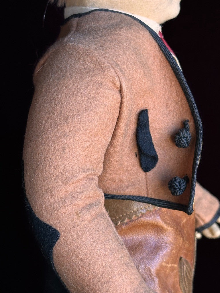 Rare Vintage Spanish TAF Talleres Arte Fuste Cowboy/Gaucho Lenci Style Felt Doll