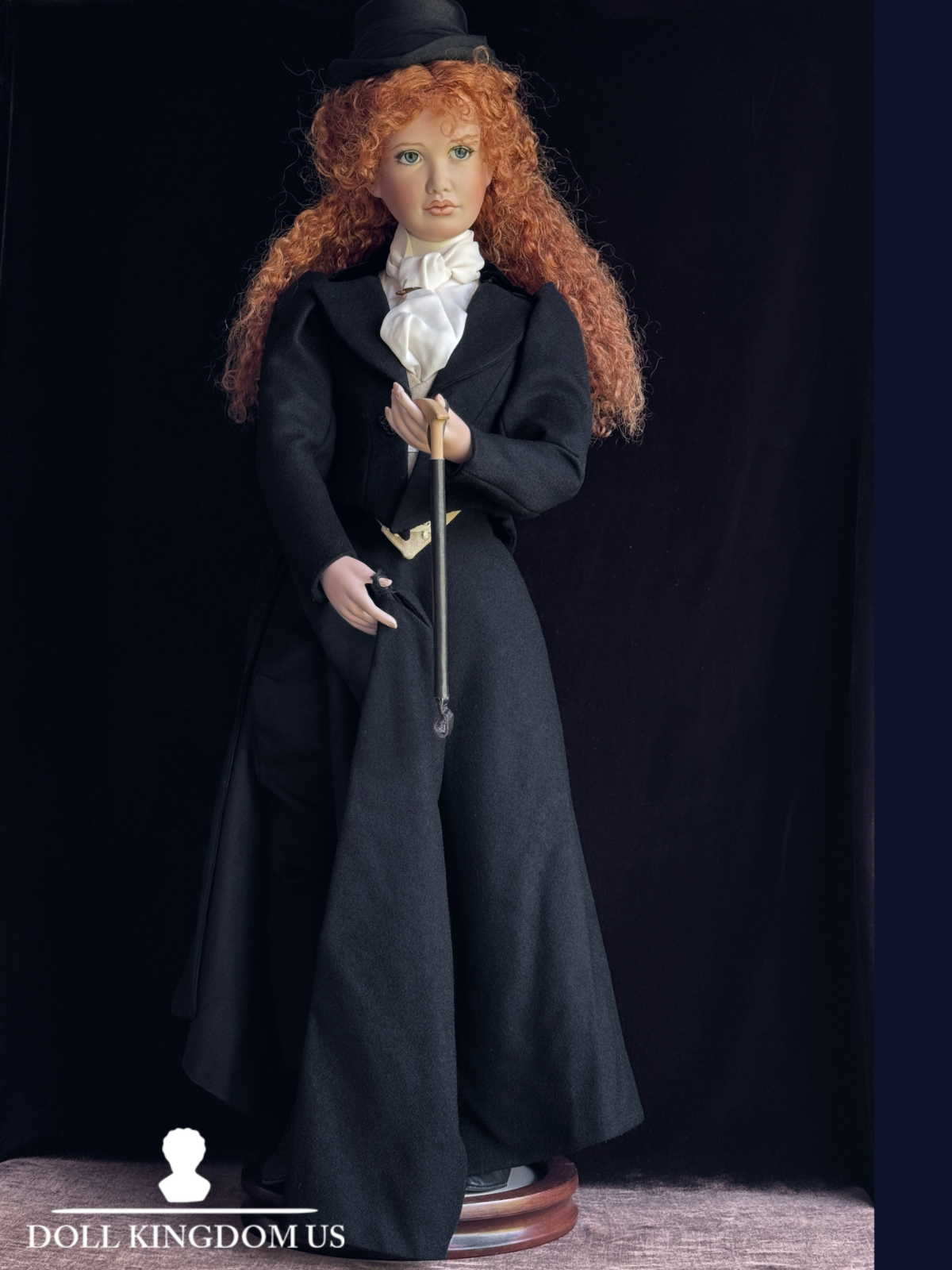 Rare Lifelike 33" Artists Angela Barker Porcelain Doll Davina New Tag COA LE 15