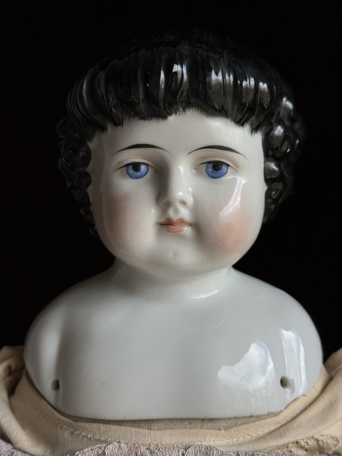 Antique German 23” ABG Alt Beck Gottschalck 1000 Highland Mary China Head Doll