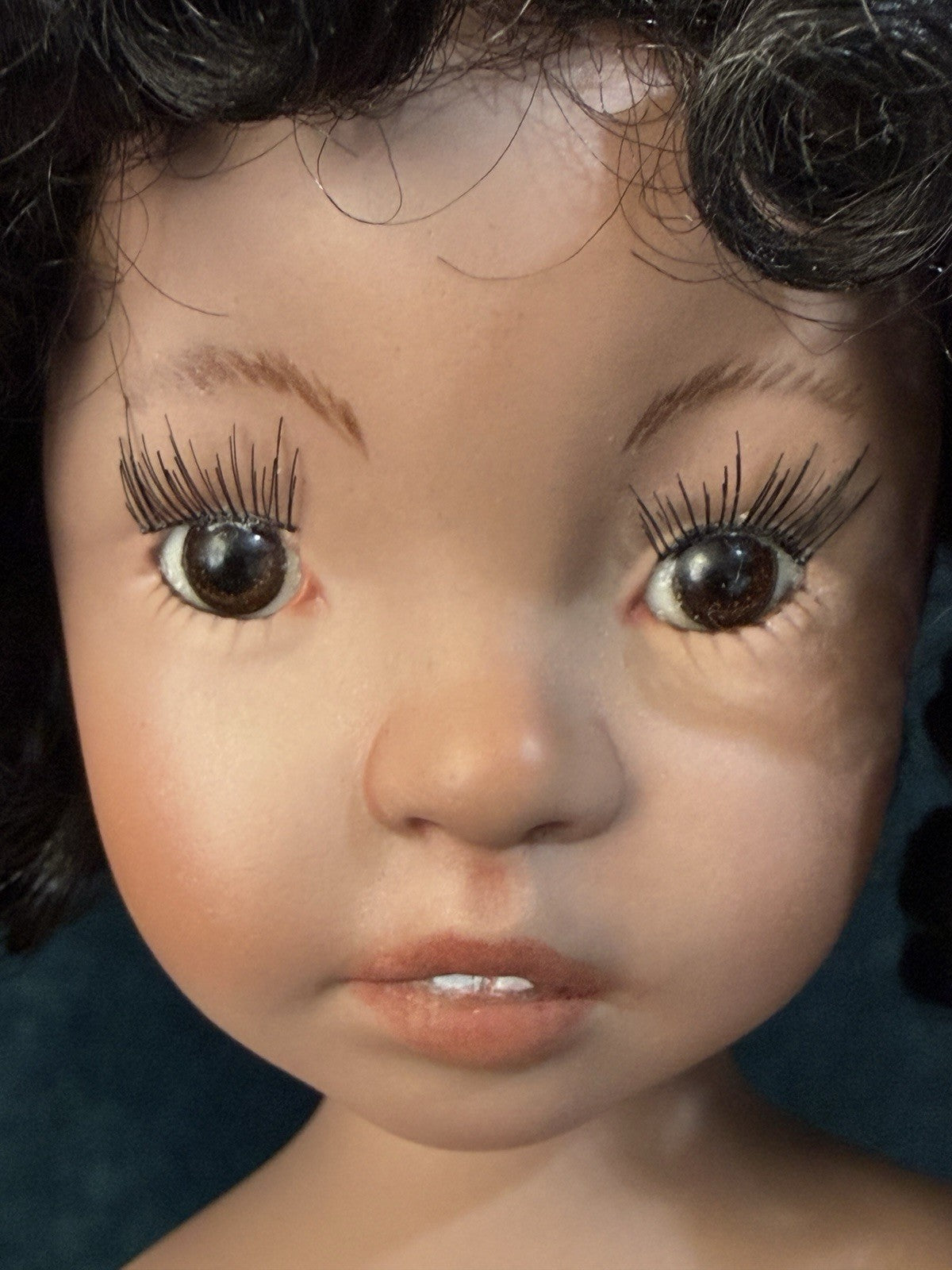 Porcelain 12” Doll “Olivia” By Dianna Effner Expressions Molds