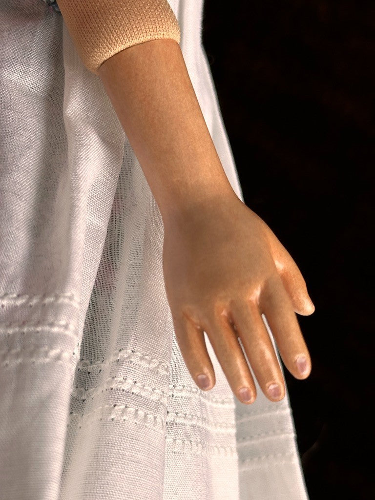 OOAK NIADA Artist Patricia Ryan Brooks 13.5” Wood Hand Carved Doll