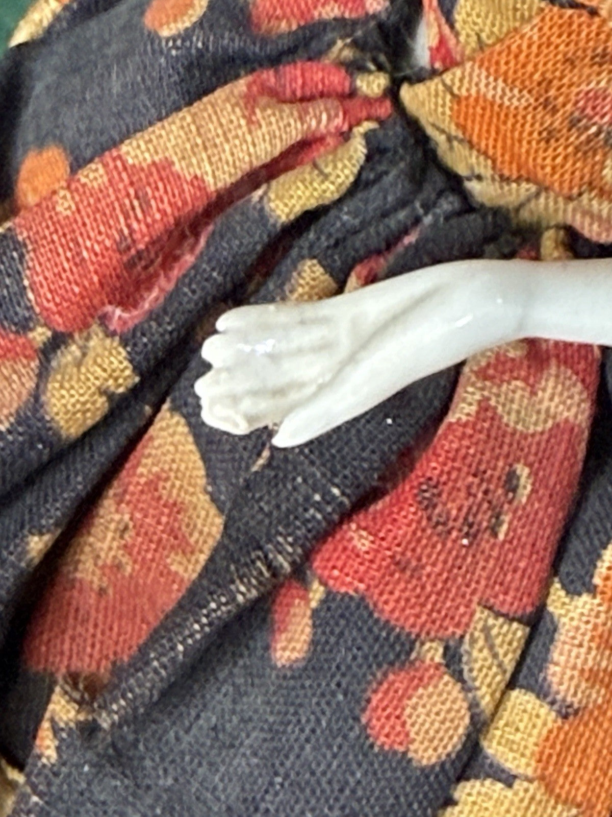 Antique German Pin Cushion Half Doll With Dress