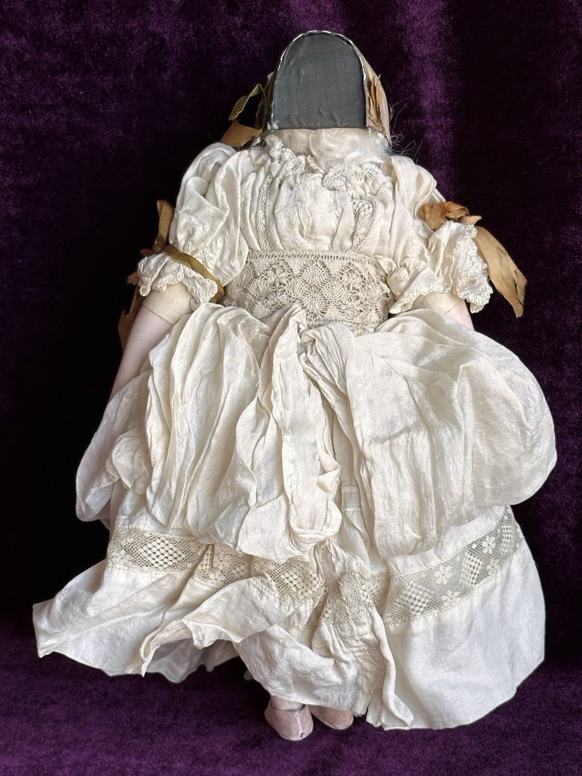 Vintage 10.5” OOAK NIADA Artist Muriel Bruyere (?) Clay Character Portrait Doll