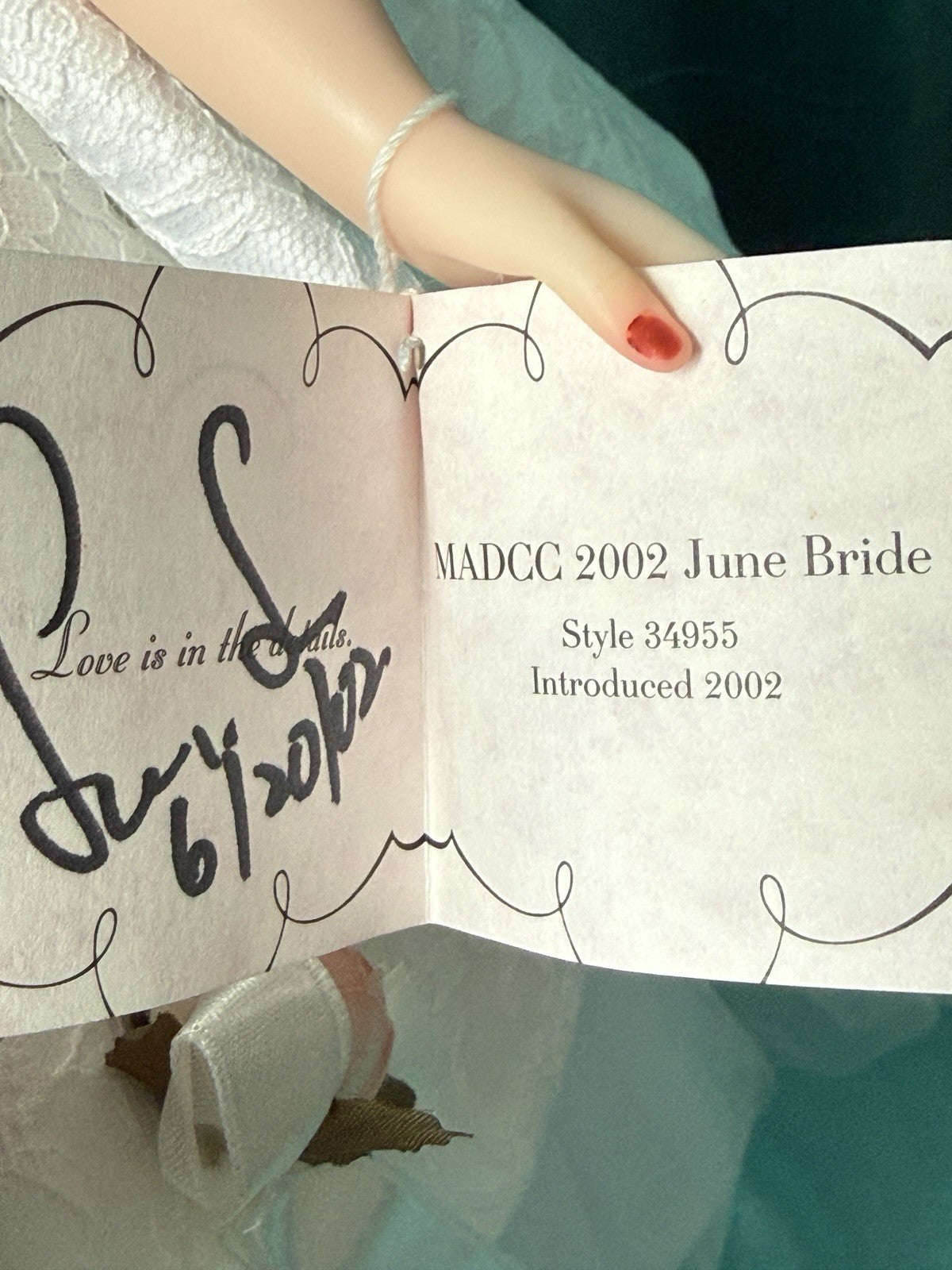 Madame Alexander Doll Club  21” “June Bride” Cissy Doll LE 300 With Tag