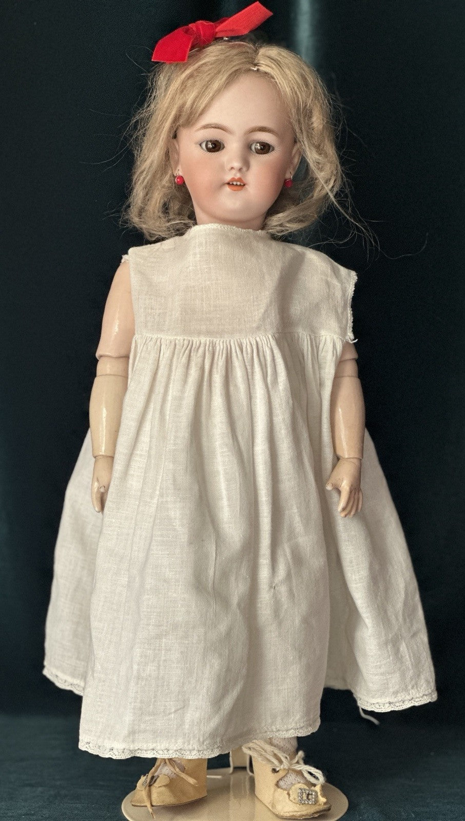 Antique German Simon Halbig Mold 1078 19” Doll Bisque Head Composition Body