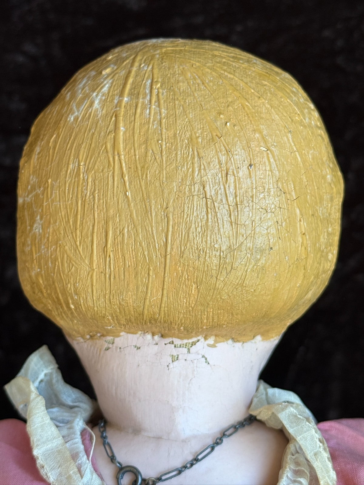Antique American  Martha Chase Bob Hairstyle Oil Painted Stockinette Girl Doll