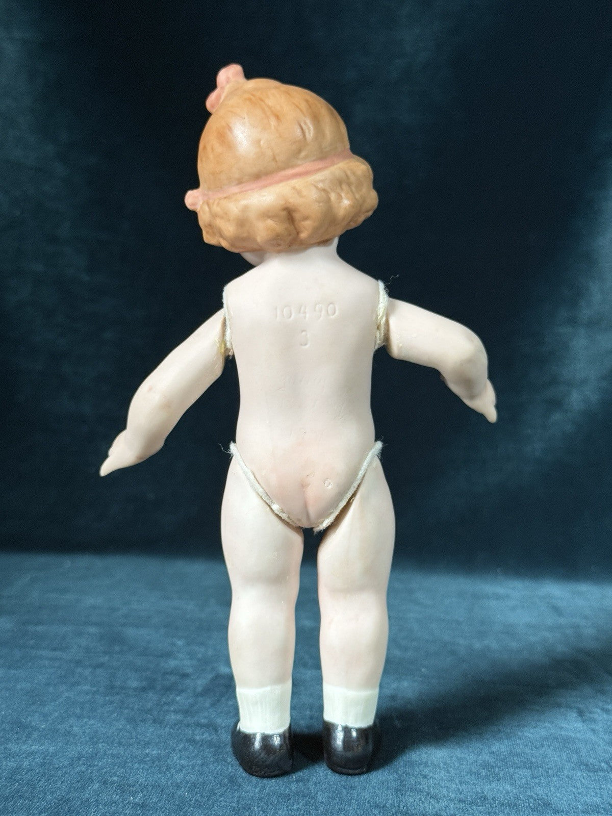 Reproduction Of German Gebruder Heubach All-Bisque Coquette Mold 10490 7.5” Doll