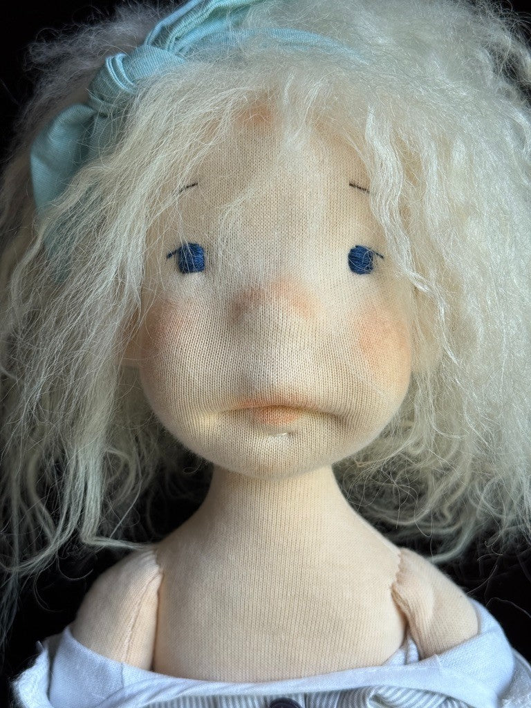 OOAK 20” Waldorf Style Cloth Handmade Doll