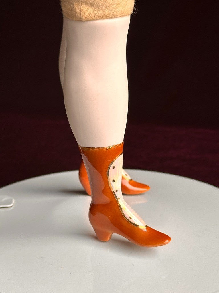 Vintage Porcelain 22” Signed Emma Clear Parian China Doll