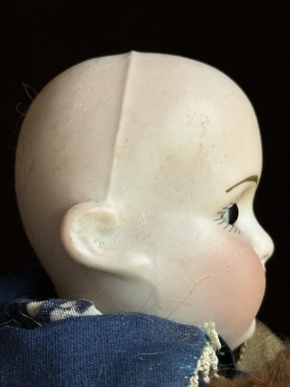 Antique German 11.5” Kestner 154 Bisque Shoulder Head Doll