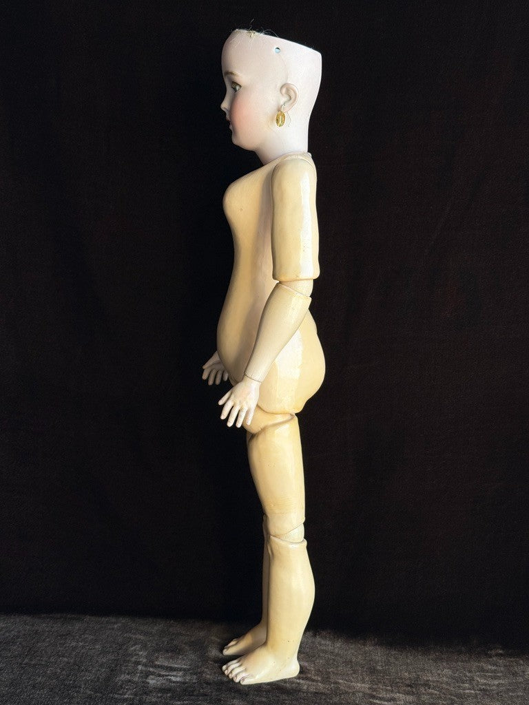 Antique German 21.5” Simon Halbig 1159 Fashion Lady Bisque Head Gibson Girl Doll