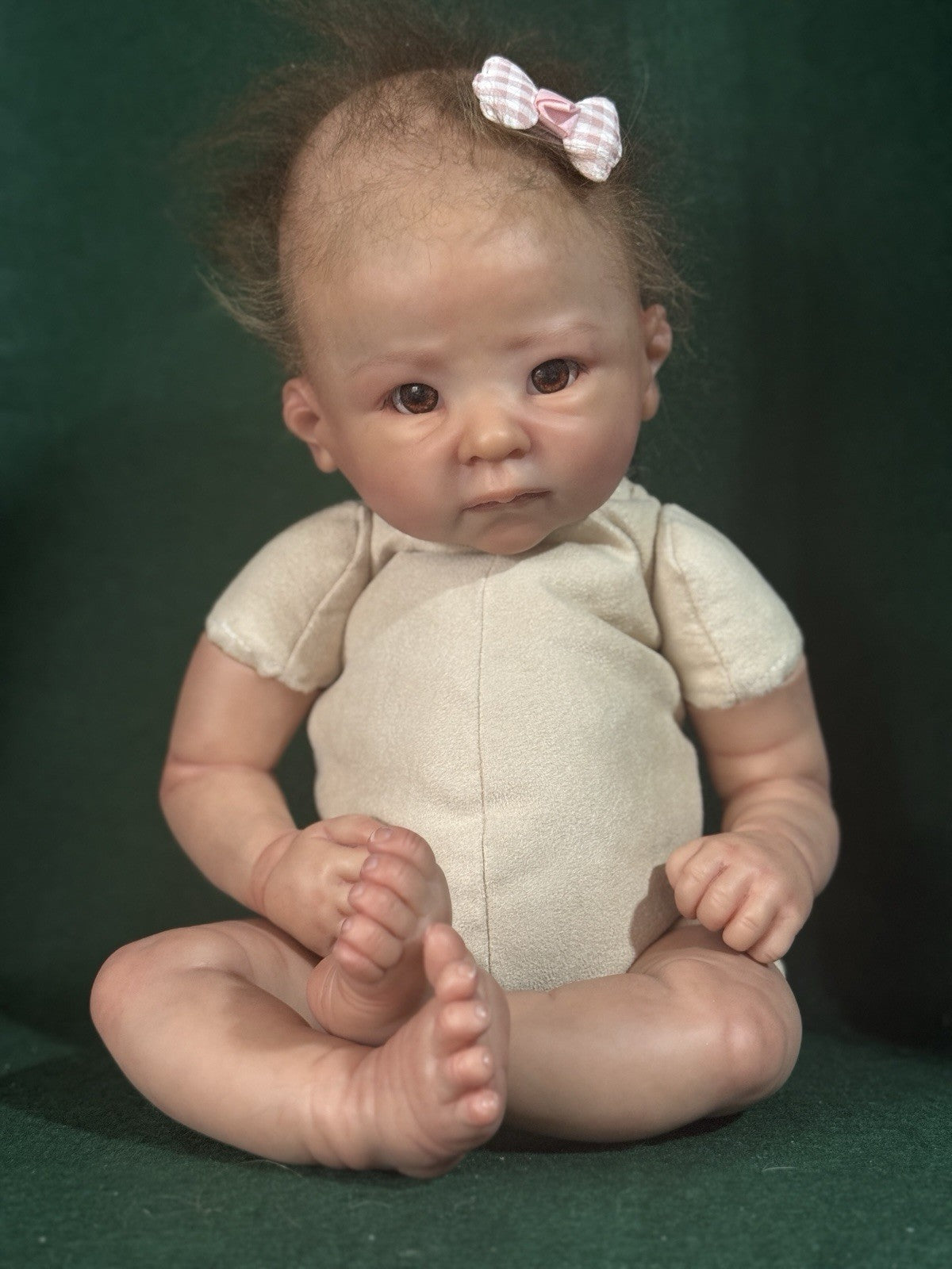 Realistic Reborn 18” Silicone Baby Girl Doll By “The Cradle"