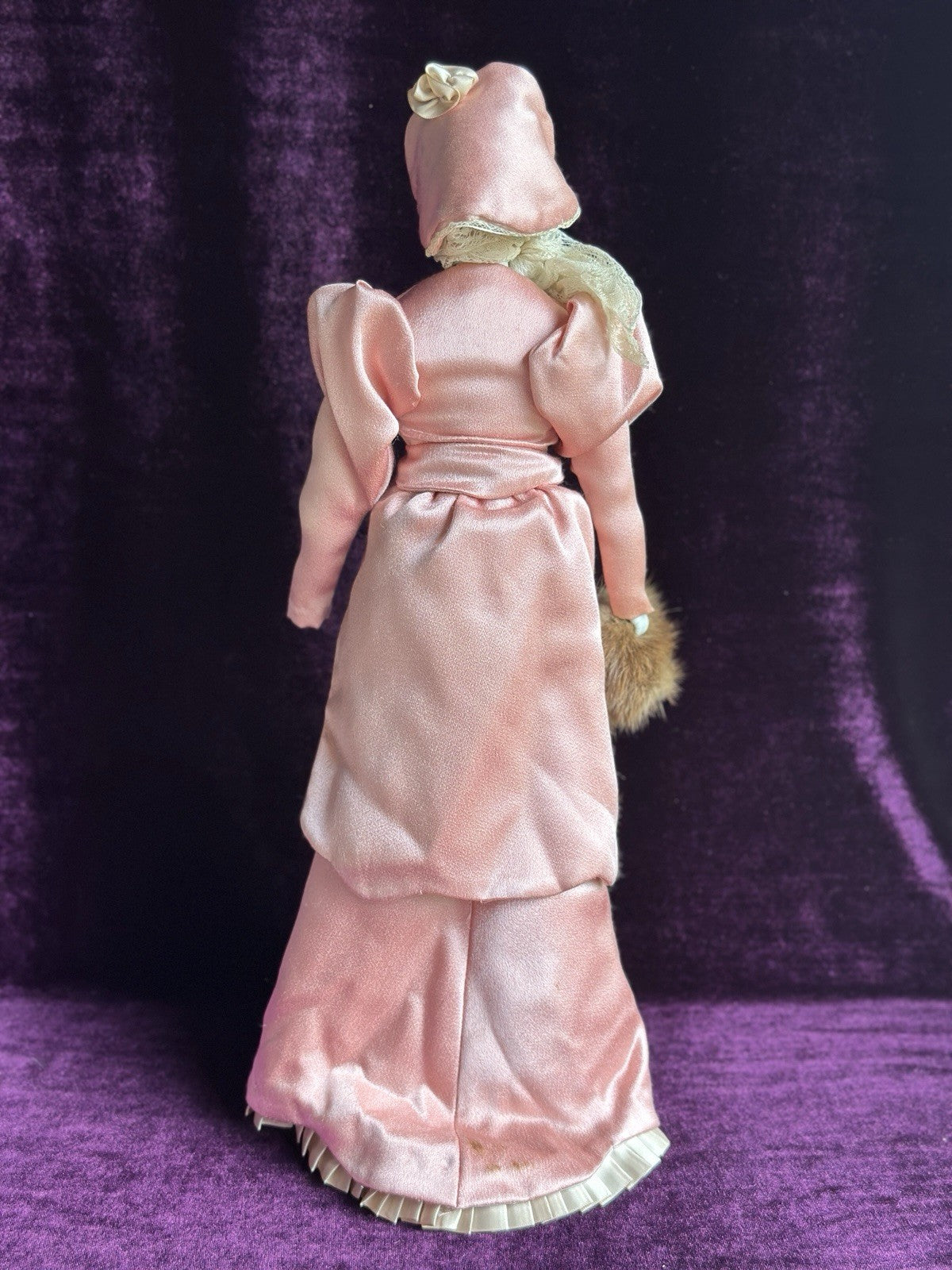 Vintage Artist 16” Reproduction of Antique German Parian Doll Pierced Ears