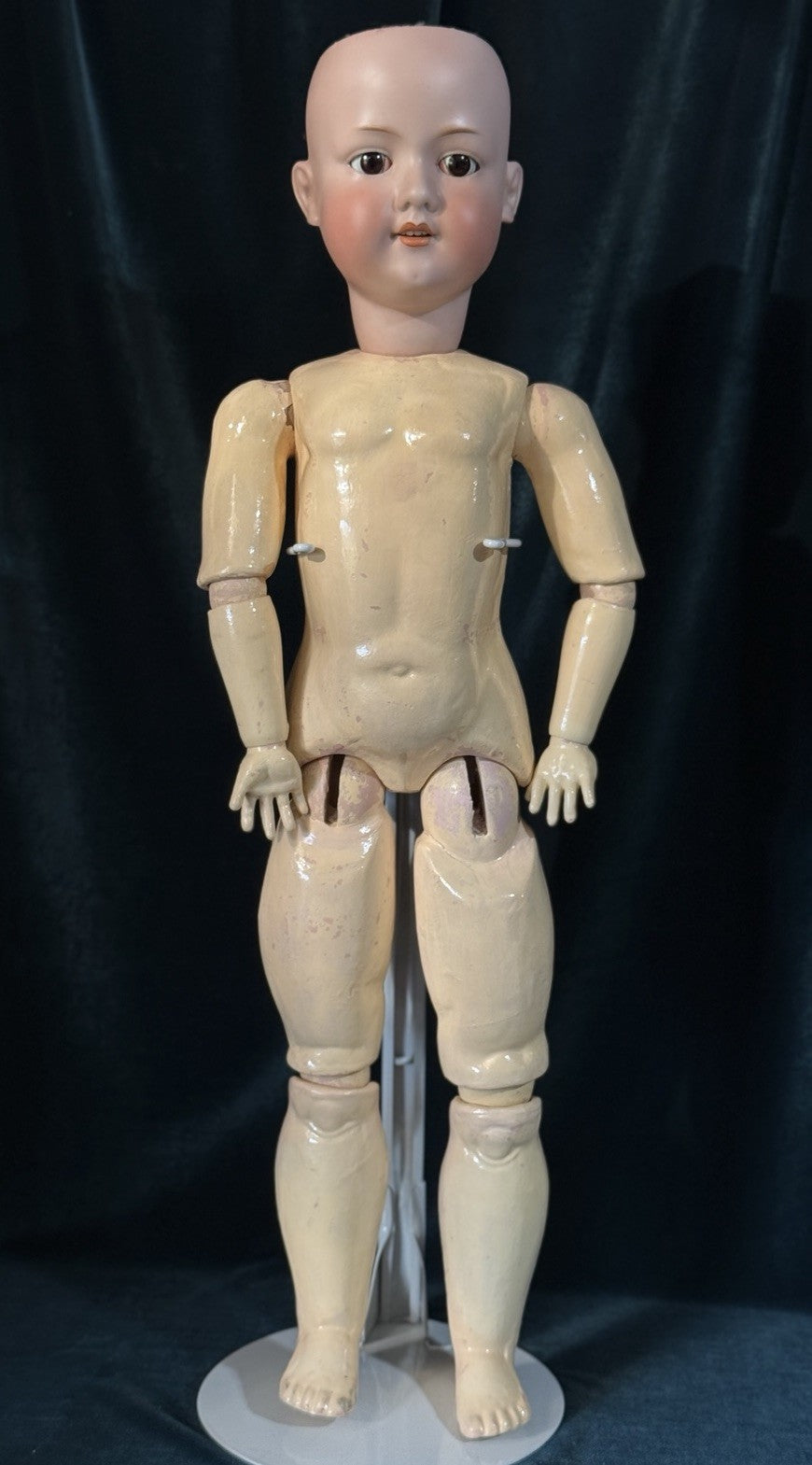 Antique German Armand Marseille 390 DRGM 28” Doll Bisque Head Composition Body