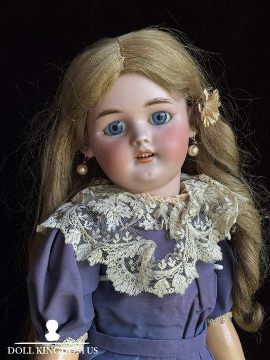 Antique German 22” Simon Halbig Dep 1079 Bisque Head Doll