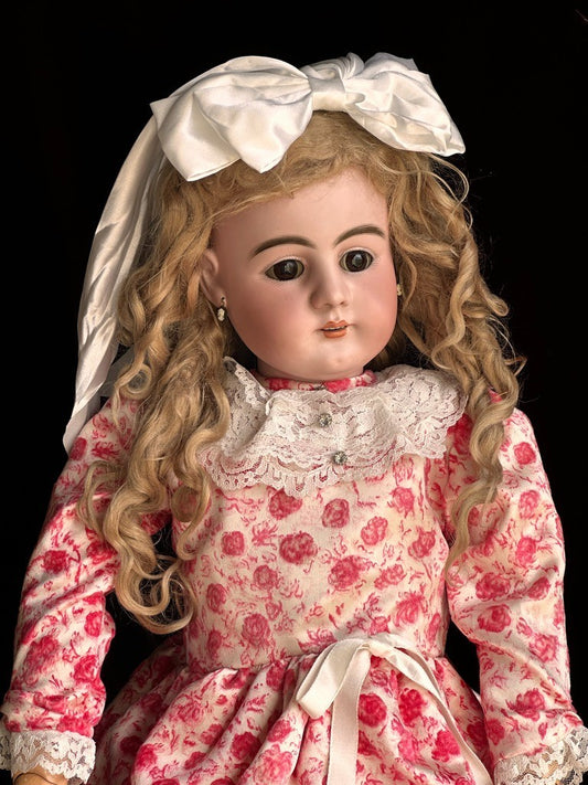 Large Antique German 31” Early Heinrich Handwerck 79 Bisque Head Doll