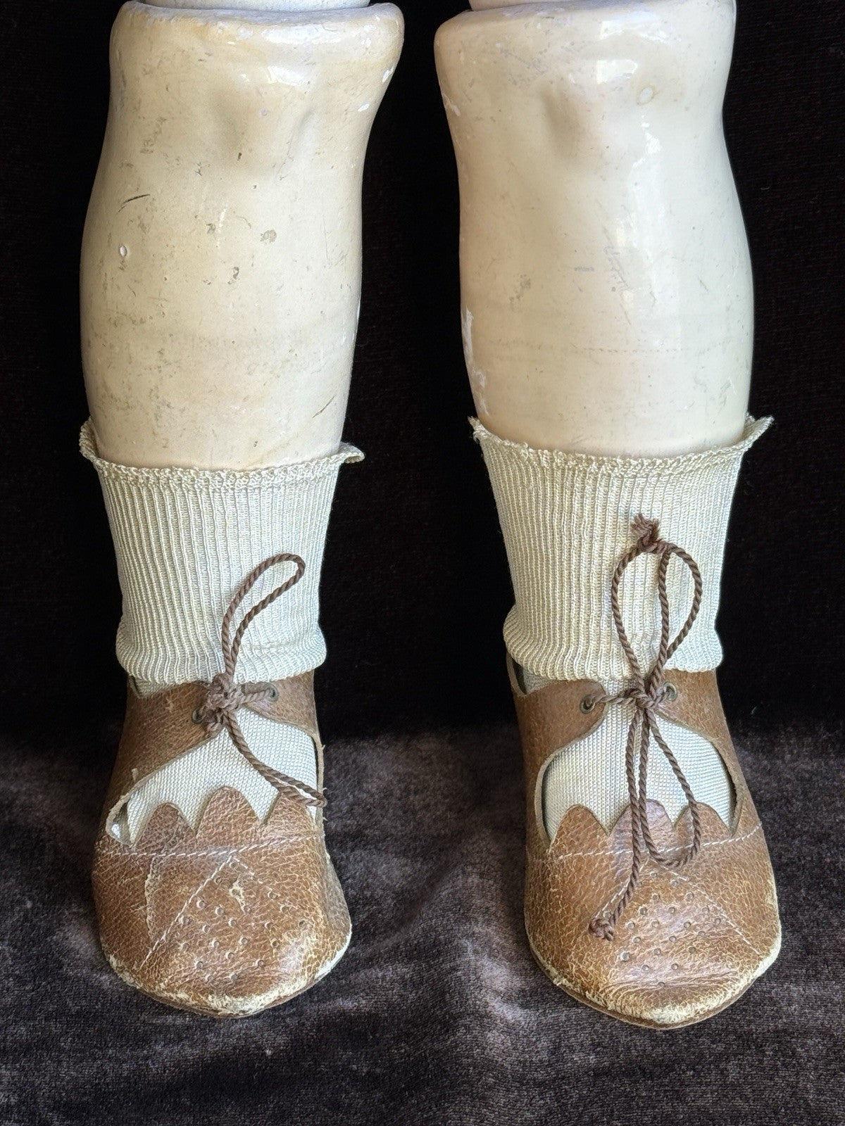 Large Antique German 28” Heinrich  Handwerck 99 DEP Bisque Head Doll