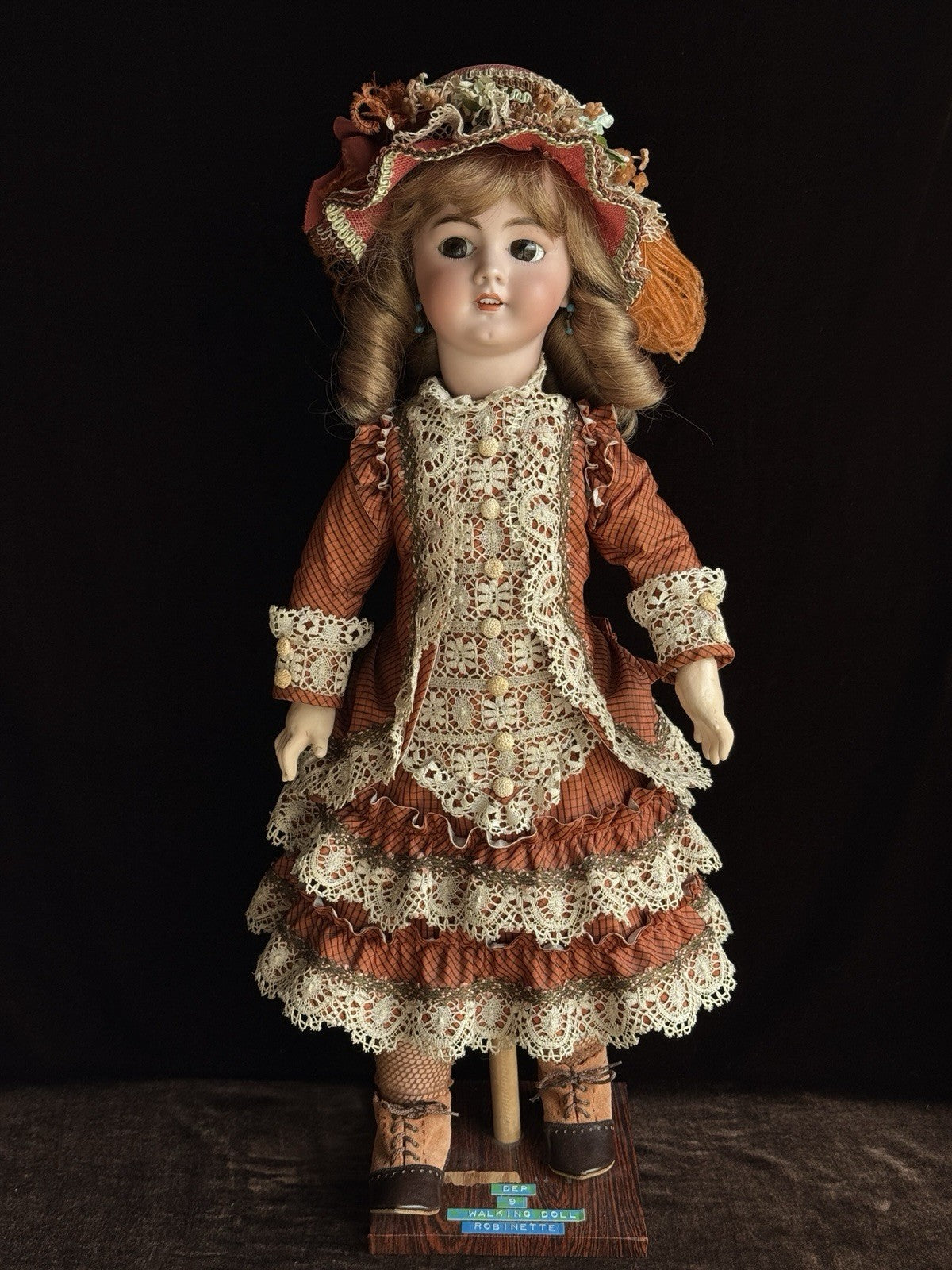 Antique German/French 23” Tete Jumeau Simon Halbig Dep Bisque Head Walker Doll