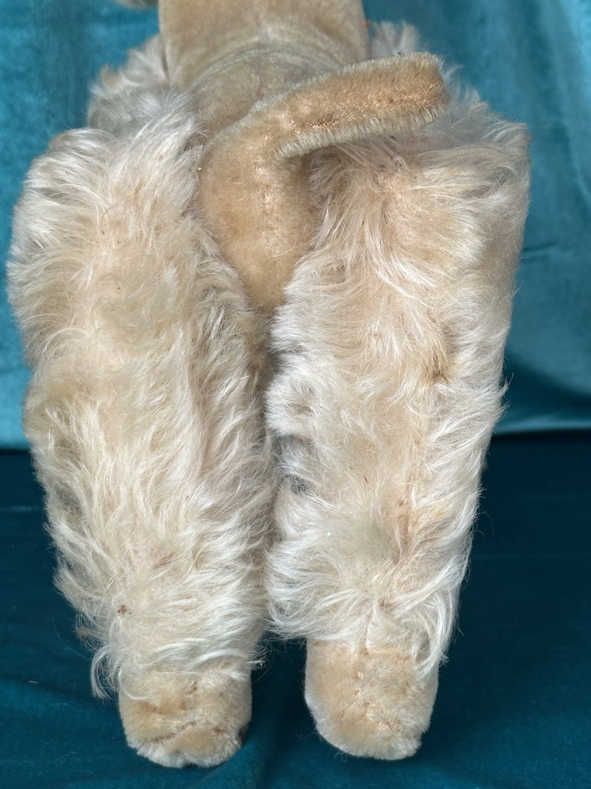 Vintage 1950’s  Stuffed Poodle Dog By Metropolitan Fur Toy Company Original Box