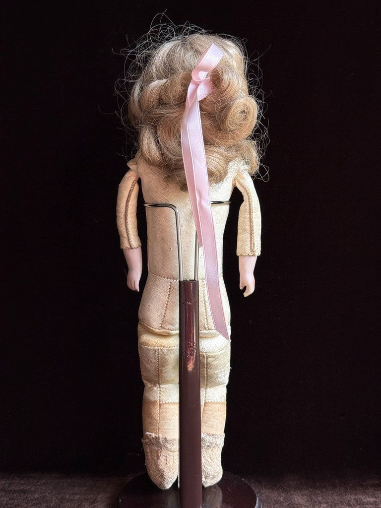 Early Antique German 13” Kestner 143 Bisque Shoulder Head Doll