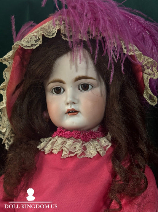 Antique German Kammer & Reinhardt 29” Doll Mold 192 Bisque Head Composition Body