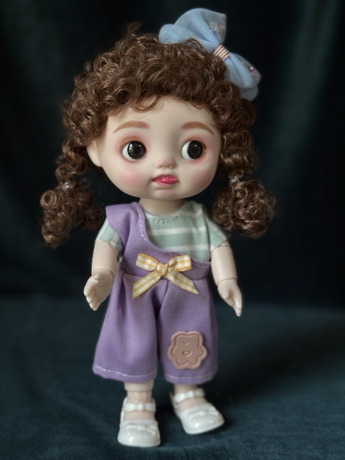Lot Of 2 Collectible BJD Vinyl/Plastic 8 1/2” Dolls