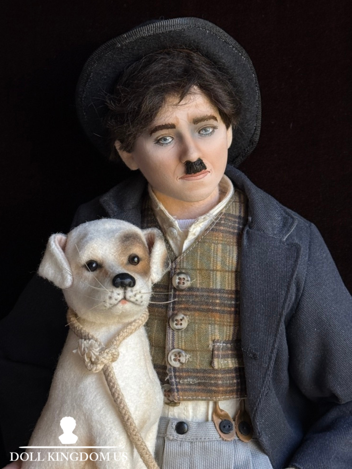 John Wright Charlie Chaplin Little Tramp A Dog's Life + Scraps in Box LE 50