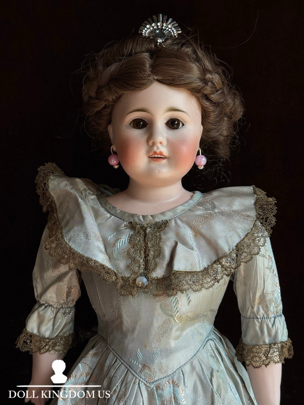 Antique German 22” Bahr & Proschild (?) Bisque Shoulder Head Fashion Doll