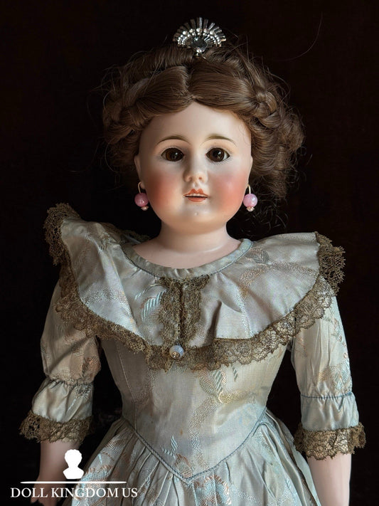 Antique German 22” Bahr & Proschild (?) Bisque Shoulder Head Fashion Doll