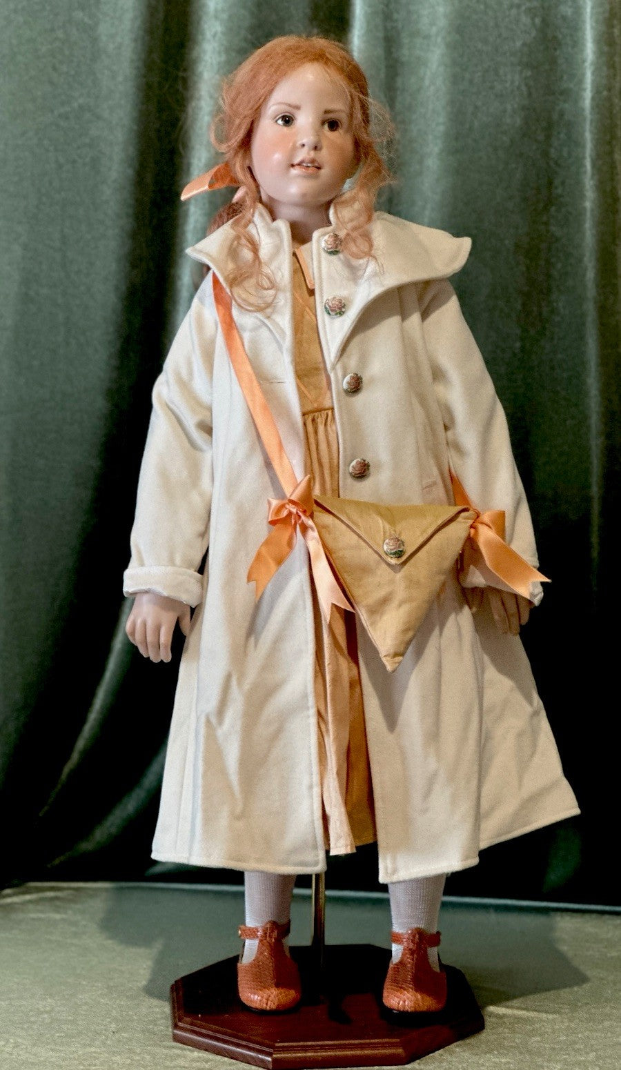 Artist Hildegard Gunzel Wax Over Porcelain 34” Doll “Sabrina” LE 25 Box